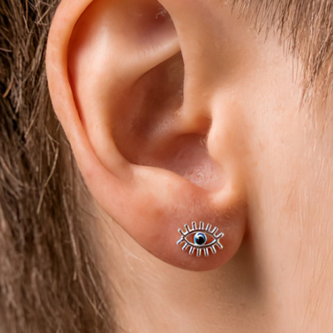 Cercei din Argint925 Evil Eye