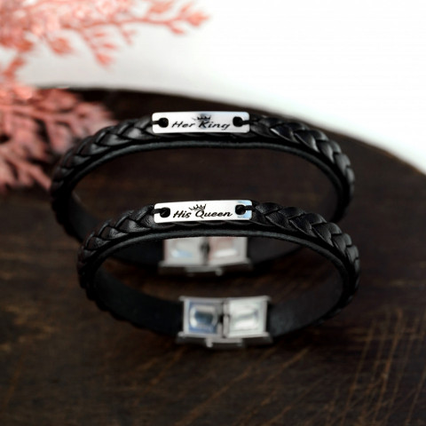 Set bratari cuplu personalizat Royal
