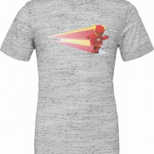 T-shirt unisex Poly-Cotton EFFETTO MARMO con stampa motivo NERD