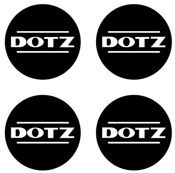 4 Autocolantes Para Centros de Jantes com DOTZ