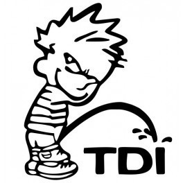 Autocolante - Calvin Mijão TDI