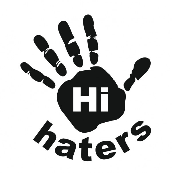 Autocolante com Hi haters