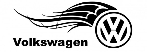 Autocolante com Volkswagen