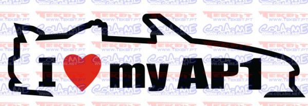 Autocolante - I love my AP1