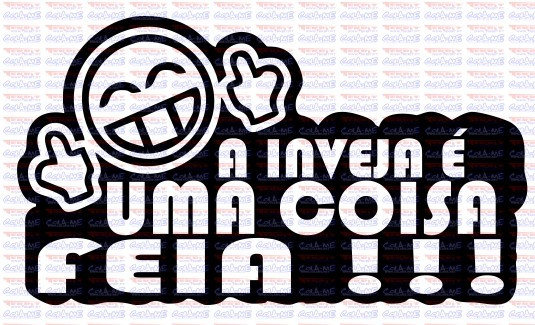 Autocolante - A inveja é uma coisa feia !!! 8