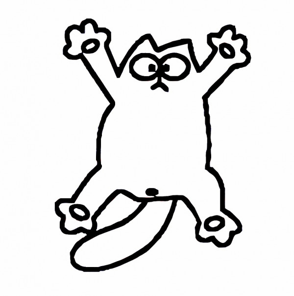 Autocolante - Gato