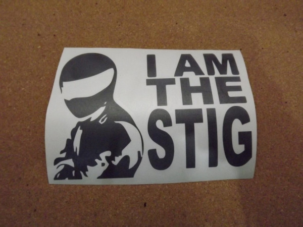 Autocolante - I am the Stig