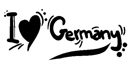 Autocolante - I love Germany