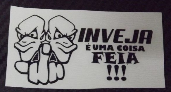 Autocolante - Inveja é uma coisa FEIA 3