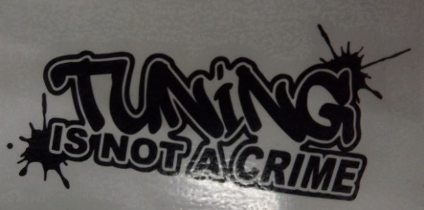 Autocolante - Tuning Is Not A Crime