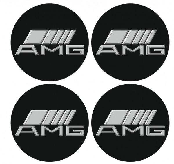 4 Autocolantes Para Centros de Jantes para AMG