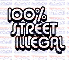 Autocolante - 100% STREET ILLEGAL