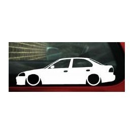 Autocolante - Honda Civic EJ 4 portas
