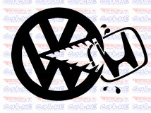 Autocolante - HONDA VS VW
