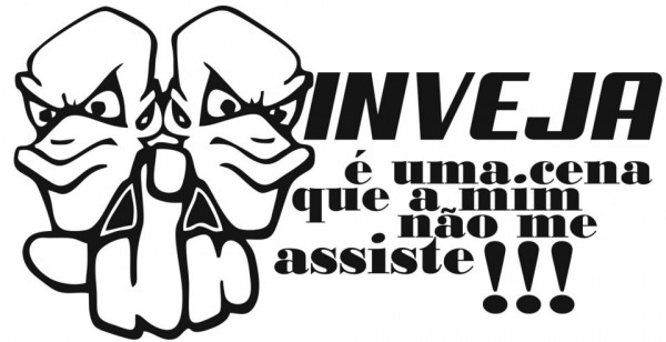 Autocolante - Inveja é uma cena que a mim não me assiste