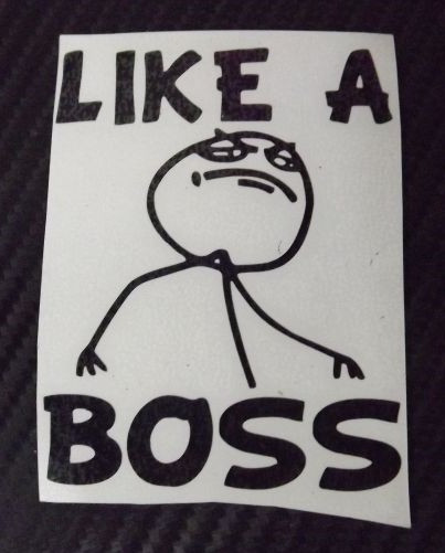 Autocolante - Like a Boss
