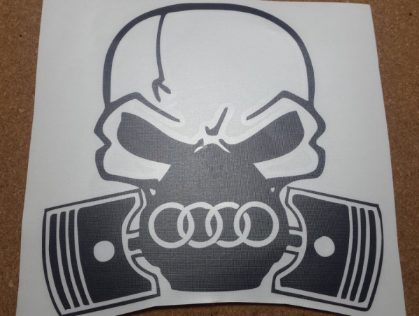 Autocolante - Máscara de Gás AUDI 2