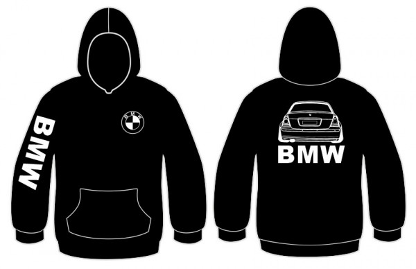 Sweatshirt com capuz para Bmw E46 Compact