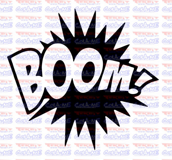 Autocolante - Boom!