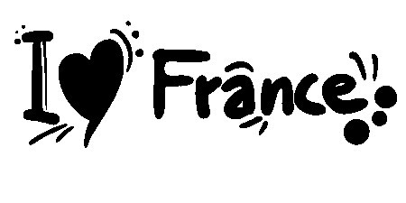 Autocolante - I love France