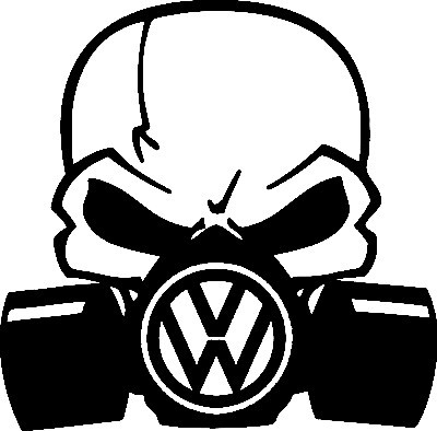 Autocolante - Máscara de Gás VOLKSWAGEN