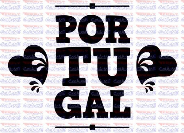 Autocolante - Portugal Coração