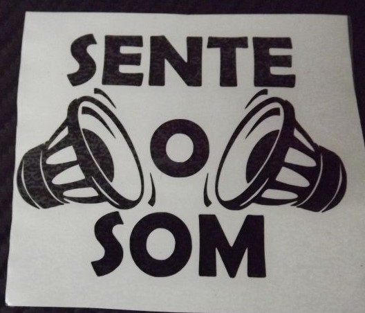 Autocolante - Sente o som