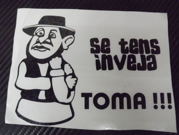 Autocolante - Zé Povinho - Se tens Inveja... Toma