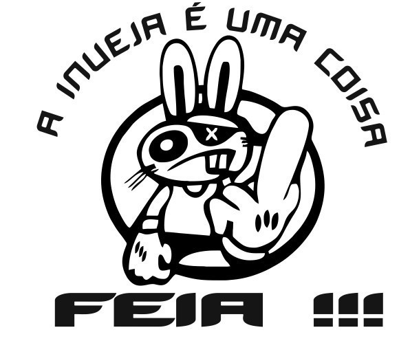 Autocolante - A inveja é uma coisa feia !!! 7