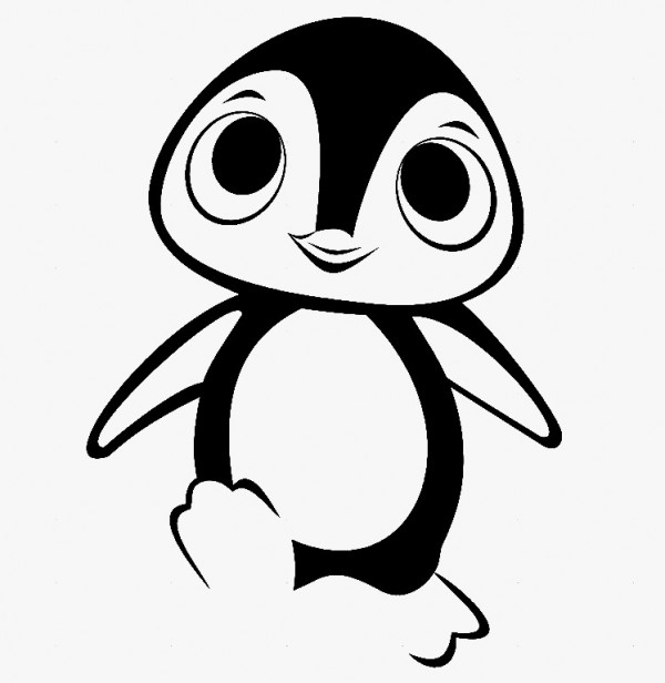 Autocolante - Pinguim