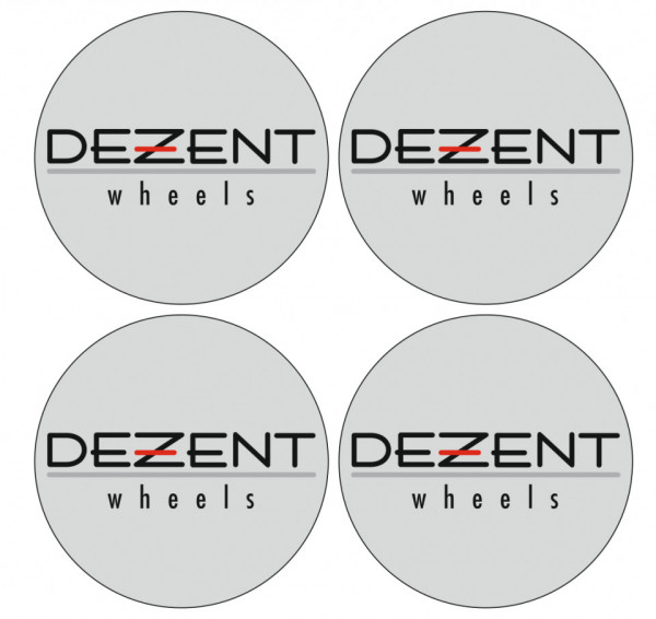 4 Autocolantes Para Centros de Jantes para Dezent