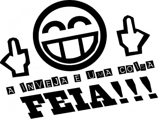 Autocolante - A Inveja é uma Coisa Feia 2