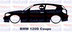 Autocolante - BMW 120d Coupe Com Stig