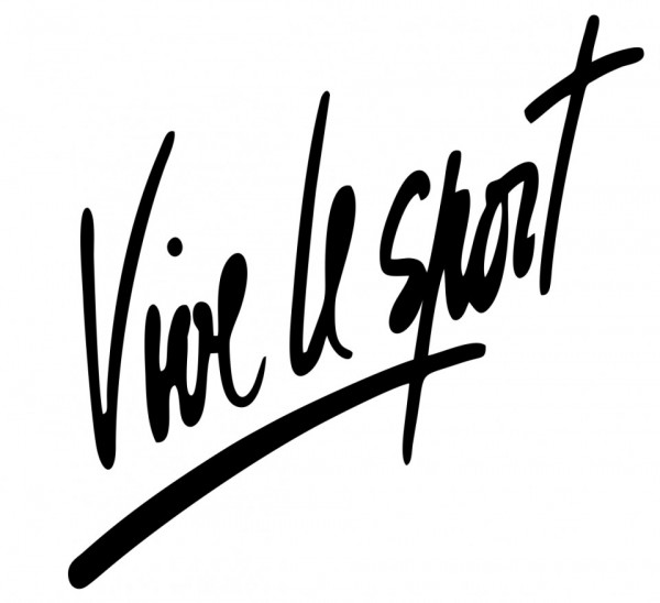 Autocolante com vive le sport