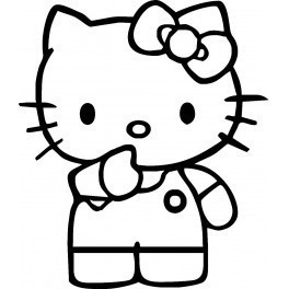 Autocolante - Hello Kitty