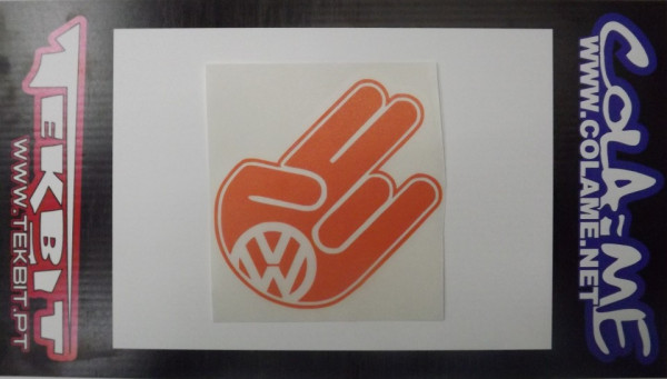Autocolante - Mão VW