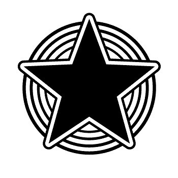 Autocolante - Star circles