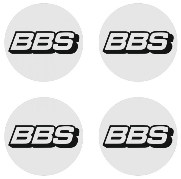 4 Autocolantes Para Centros de Jantes para BBS