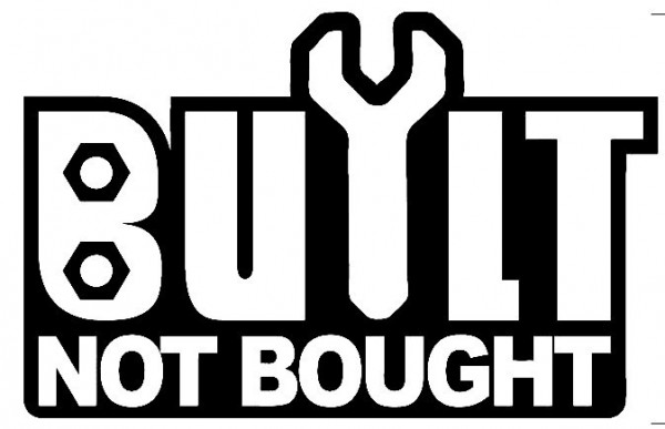 Autocolante - Build Not Bought 2