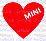 Autocolante - CORAÇÃO - MINI