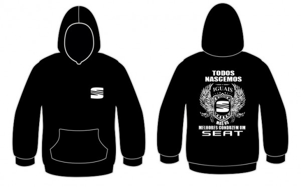 Sweatshirt com capuz Todos Nascemos (Seat)