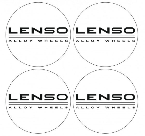 4 Autocolantes Para Centros de Jantes para Lenso