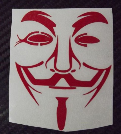 Autocolante - Anonymous