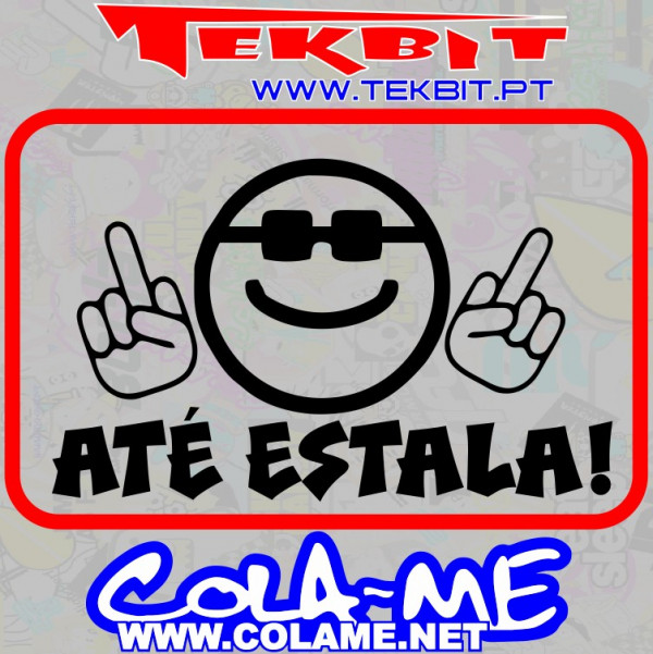 Autocolante - Até estala! (2)