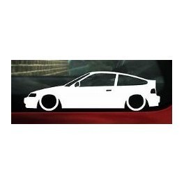 Autocolante - Honda Civic CRX