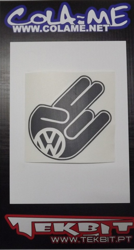Autocolante - Mão VW