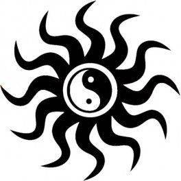 Autocolante - Ying-Yang Sol