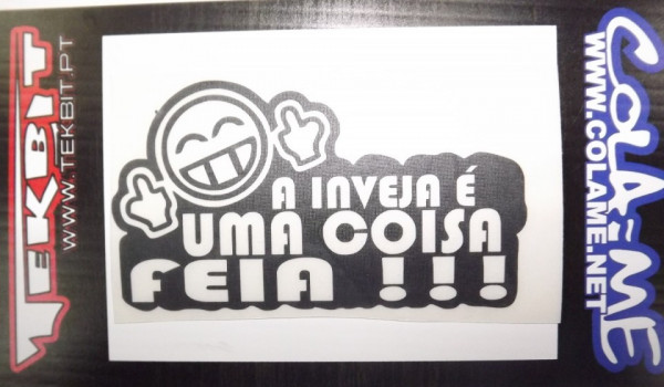 Autocolante - A inveja é uma coisa feia !!! 8