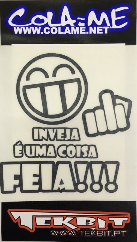 Autocolante - A Inveja é Uma Coisa Feia