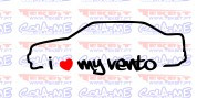 Autocolante - I Love my Vento
